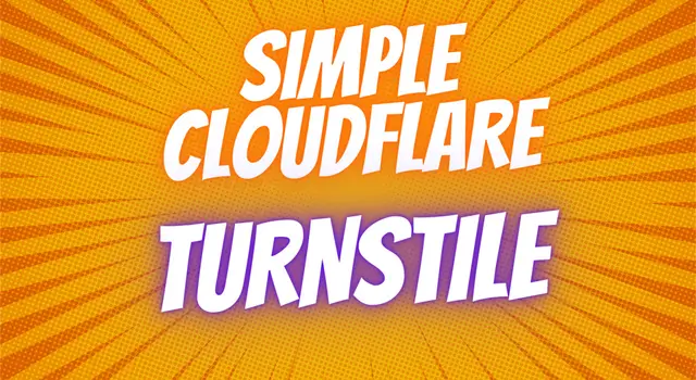 simple cloudflare turnstile